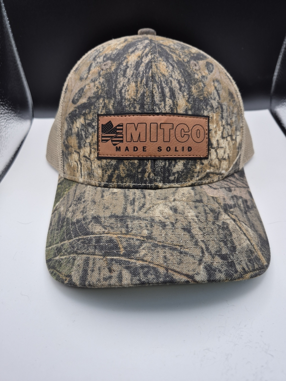 MITCO 'Made Solid' Camo Trucker Hat - Brown/Green